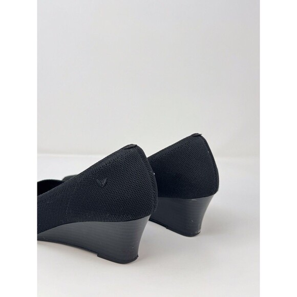 VIVAIA Tamia Wedge Pro Womens Sandals Blue Almond Toe Slip On Comfort 39 US 8.5 - Picture 6 of 9